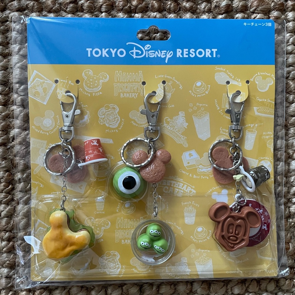 Tokyo Disney Resort - Food Keychain, Mochi Aliens
